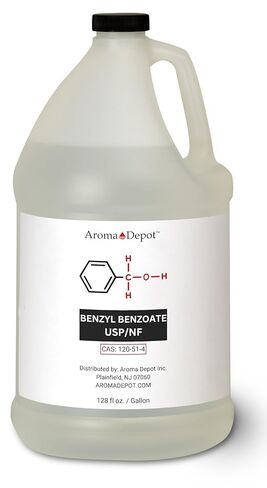 Benzyl Benzoate USP Grade Liquid 9.25 lbs / 128 fl oz. Gallon – High Purity Multipurpose Solvent & Fragrance Fixative for DIY Cosmetic & Crafting Use in Saudi Arabia