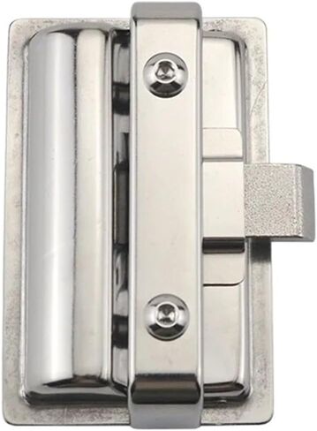 304 الفولاذ المقاوم للصدأ قفل مسطح جزءا لا يتجزأ من مربع خزانة صناعية باب الأدوات 1 قطعة in Kuwait