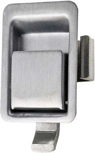 قفل لوحة الخزانة 304 من الفولاذ المقاوم للصدأ لودر أطفال بالريموت كنترول صندوق أدوات الباب عملي 1 قطعة (304 SS ناعم) in Kuwait