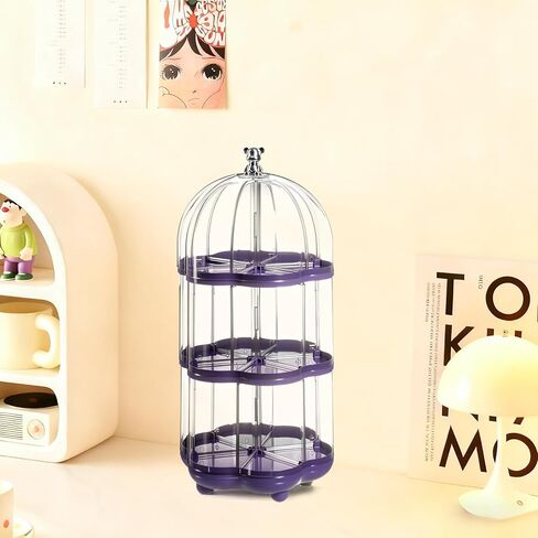 2 Layer Dolls Display Case Figure Toys Storage Box Transparent Blind Box Organizer Stand Dustproof Protection Showcase for Action Figures/Toys/Collectibles (2 Layer) in Saudi Arabia