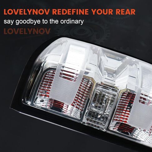Tail Lights Compatible with 2014-2019 Chevy Silverado 1500 2015-2019 GMC Sierra Halogen Type Smoked Red Brake Rear Lamp Taillights in Saudi Arabia