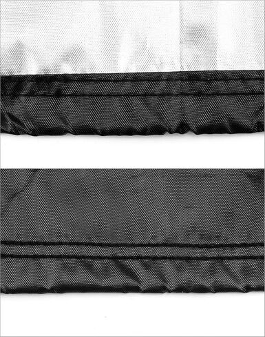 QWORK Wire Rack Cover - 60"x24"x72", Oxford Cloth, Keeps Rack Clean, for Home, Office, Storage & Garage, Black in Saudi Arabia