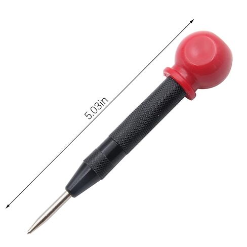 5 Inch Automatic Center Punch Spring Loaded Marking Starting Holes Tool Wood Press Dent Marker Woodwork Tool Hole Drill Bits 1Pcs(Black) in Saudi Arabia