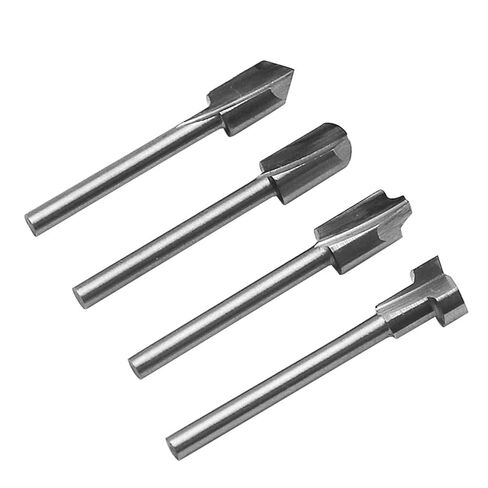 10 قطع 1/8quot؛ 3 مللي متر عرقوب صغير HSS راوتر بت يناسب الروتاري أداة مجموعة النجارة سكين حافة إصلاح نجار مثقاب الخشب in Kuwait