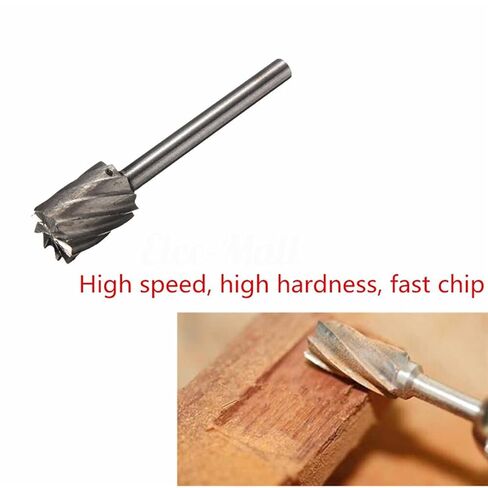 10 قطعة مثقاب الخشب التوجيه الروتاري طحن الروتاري ملف القاطع الخشب نحت منحوتة سكين أدوات القطع in Kuwait