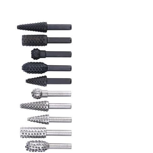 5 قطع من مبرد الصلب الدوار 1/4quot؛ شانك الروتاري ملفات الحرف بت طحن قوة النجارة أداة اليد (أسود) in Kuwait