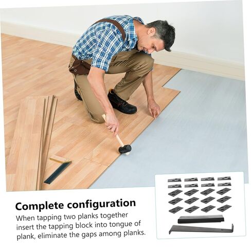 LIFKOME Engineered Vinyl Floor Tools Installation Kit Tapping Block Pull Bar Spacer Laminate Flooring Tools in Saudi Arabia
