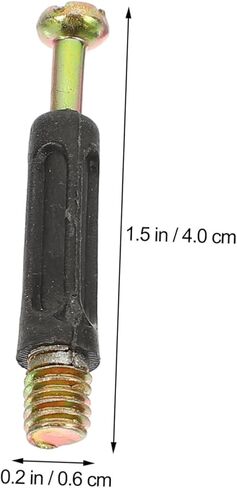 ERINGOGO 10 Pack Furniture Connectors Cam Fittings Pre-Inserted Nuts Dowels Sturdy Self-Tapping for Wood Furniture Cabinets in Saudi Arabia