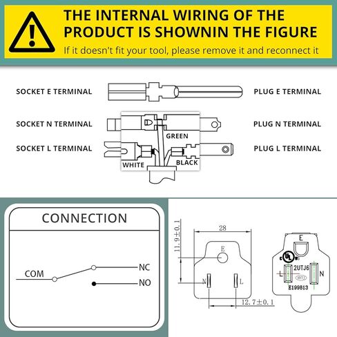 Foot Switch with SPDT Micro Switch,Electric Foot Pedal Switch with 6.4Feet UL Listed 18 AWG Extension Cord with Piggyback Plug,Momentary Power Foot Switch with Cast Aluminum. in Kuwait