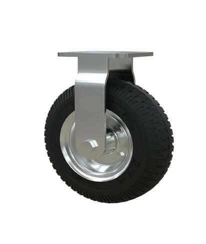 1 Pack Casters Factory 8 Inch Inflatable Rubber Directional Wheels for Aviation Hotel Service Garage Entrance Car Luggage Trolley in Saudi Arabia