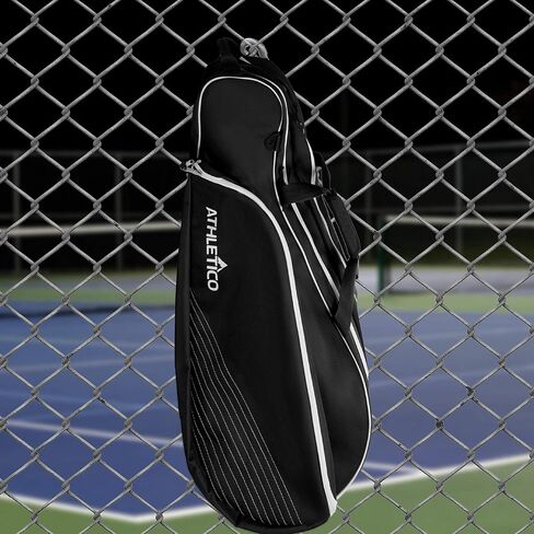 Athletico 6 Racquet Tennis Bag | Padded to Protect Rackets & Lightweight | Professional or Beginner Tennis Players | Unisex Design for Men, Women, Youth and Adults (Black) in Saudi Arabia