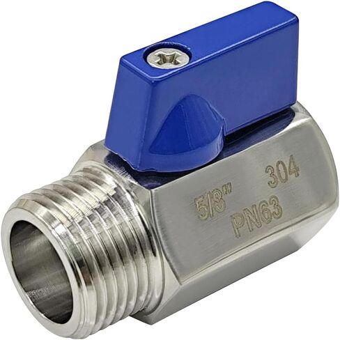Beduan 304 Stainless Steel G5/8 Shut Off Ball Valve Male to Female for Keg Coupler Berverage Beer Dispenser in Saudi Arabia