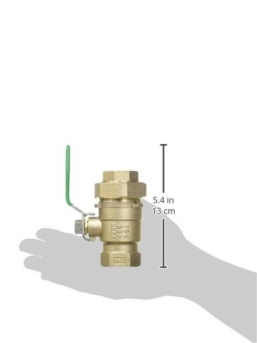 Zurn Wilkins 1" 850XL Full Port Bronze Ball Valve, Tapped, with Single Union Body in Saudi Arabia
