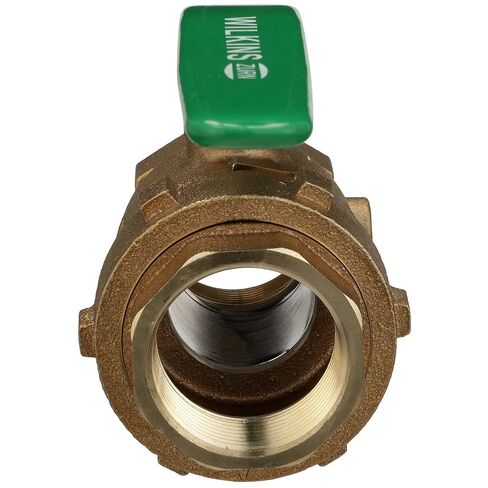 Zurn Wilkins 1" 850XL Full Port Bronze Ball Valve, Tapped, with Single Union Body in Saudi Arabia
