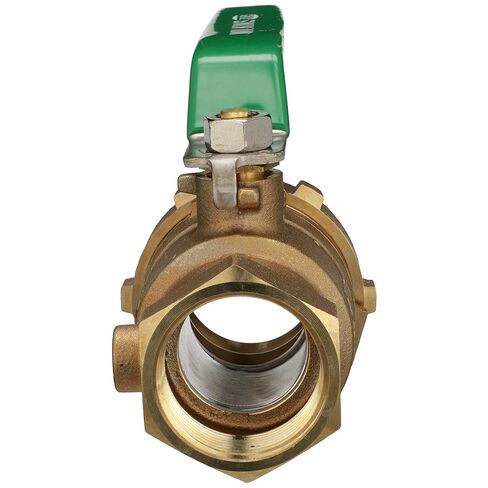 Zurn Wilkins 1" 850XL Full Port Bronze Ball Valve, Tapped, with Single Union Body in Saudi Arabia