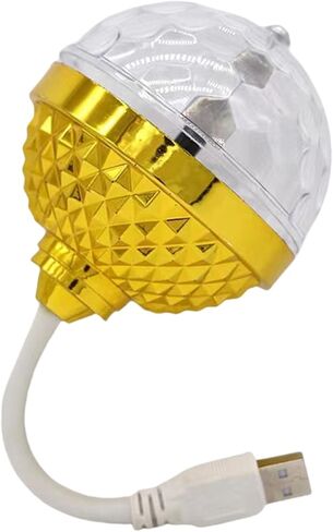 UncleS Portable Rotating LED Light Bulb Various Mode Disco Effect Party Lighting Equipment For Home Stage And Celebration USB Powered Disco Party Lighting in Saudi Arabia