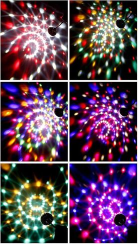 UncleS Portable Rotating LED Light Bulb Various Mode Disco Effect Party Lighting Equipment For Home Stage And Celebration USB Powered Disco Party Lighting in Saudi Arabia
