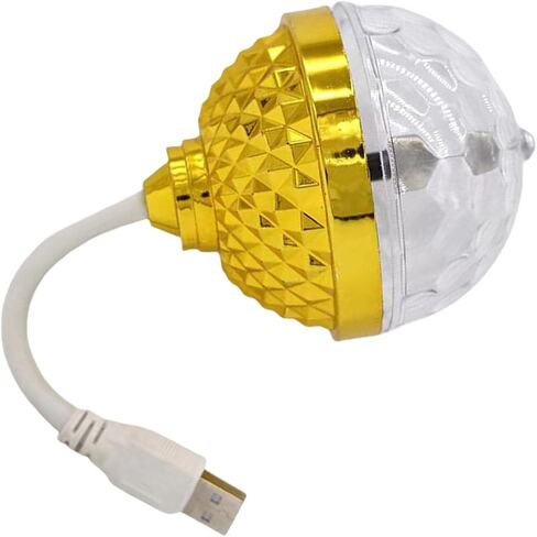 UncleS Portable Rotating LED Light Bulb Various Mode Disco Effect Party Lighting Equipment For Home Stage And Celebration USB Powered Disco Party Lighting in Saudi Arabia