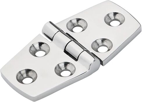 76 × 38 مم من الفولاذ المقاوم للصدأ 316 6 فتحات مفصلات تلميع شديدة التحمل 4 قطع in Kuwait