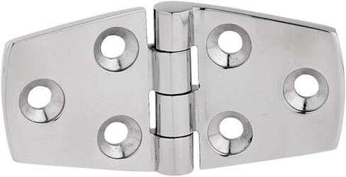 76 × 38 مم من الفولاذ المقاوم للصدأ 316 6 فتحات مفصلات تلميع شديدة التحمل 4 قطع in Kuwait