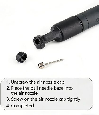Ball Pump Push Pull Hand Inflator with One Needle for Sports Balls, Manual Air Pump for Basketball Soccer Volleyball Football in Saudi Arabia