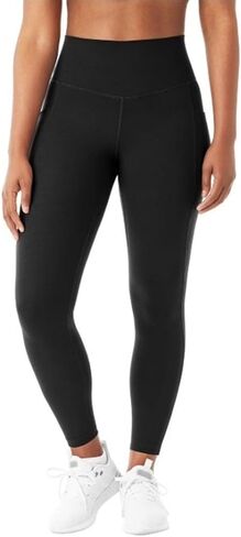 Member's Mark Women's Everyday High-Rise Ankle Legging (US, Alpha, XX-Large, Regular, Regular, Black) in Saudi Arabia