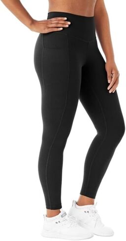 Member's Mark Women's Everyday High-Rise Ankle Legging (US, Alpha, XX-Large, Regular, Regular, Black) in Saudi Arabia
