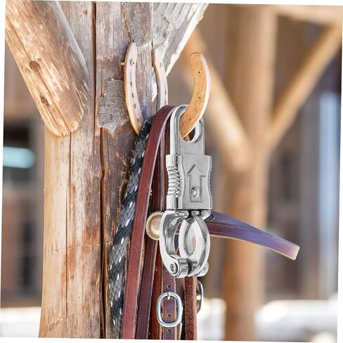Zinc Alloy Equestrian Snap Hook Quick Release Snap Hook for Rope 102mm with Fixed-Eye for Riding Gear in Saudi Arabia