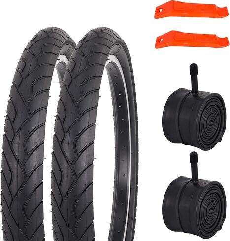 إطارات دراجة 20 بوصة 20 × 2.4 إطارات بديلة قابلة للطي وأنابيب دراجة صمام شريدر مع رافعتين للإطارات متوافقة مع دراجة الطريق 20 × 2.30 20 × 2.35 20 × 2.40 إطارات دراجة وأنبوب 2 حزمة in Saudi Arabia