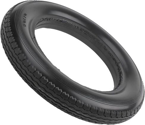 12-inch Solid Bicycle Tire, Puncture-Resistant Rubber Tire for 12×2, 12×2.125, 12.5×2.25, 12.5×1.5/1.75/1.95 (40-203) and Adult Bikes, Non-Inflatable, Grip-Tread Design in Saudi Arabia