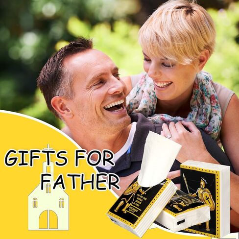 50 Pack Christian Tissues Bulk Put on The Whole Armor of God Pocket Tissues for Men Religious Church Gifts 3 Ply 350 Sheet Bible Verse Travel Packs Military Knight Gift for Father's Day Birthday in Saudi Arabia