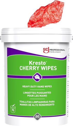 مناديل SC Johnson الاحترافية لتنظيف اليدين كريستو تشيري، 70 قيراطًا، 6 عبوات in Kuwait