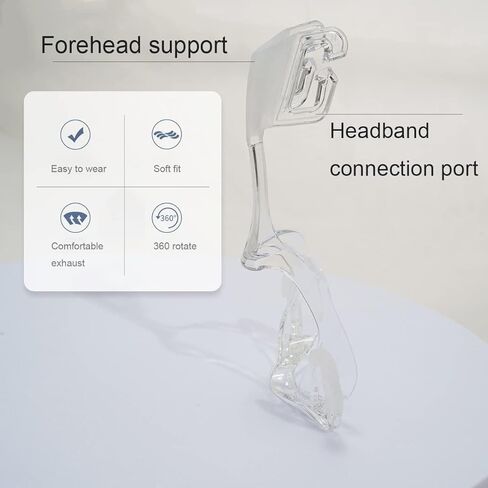 إطار بديل Mirage Fx مكون من قطعتين لقناع الأنف Mirage Fx، وغطاء رأس Mirage Fx لحماية الأنف وإعادة استخدام ملحقات آلة التنفس يناسب واقي الأنف Mirage FX (قطعتان قياسيتان) in Kuwait