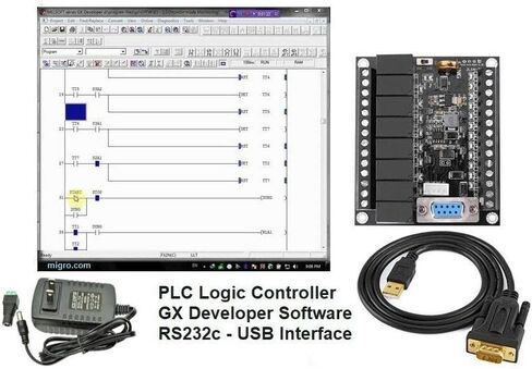 مجموعة أدوات التحكم الصناعية PLC، والواجهة والبرامج، والأتمتة باستخدام دورة تدريبية حول منطق السلم Ai Industrial GX Developer in Kuwait