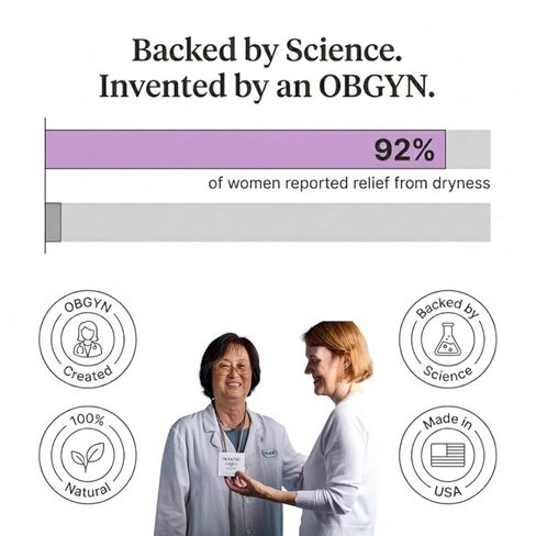 مرطب مهبلي طويل الأمد من NeuEve Silk - يوفر رطوبة مهدئة للجفاف والانزعاج، مكونات طبيعية بالكامل، المرحلة 1 | 8 عدد | العرض لمدة شهر واحد in Kuwait