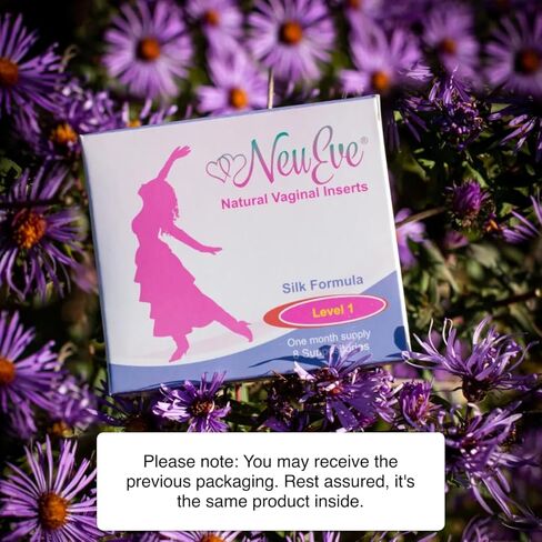 مرطب مهبلي طويل الأمد من NeuEve Silk - يوفر رطوبة مهدئة للجفاف والانزعاج، مكونات طبيعية بالكامل، المرحلة 1 | 8 عدد | العرض لمدة شهر واحد in Kuwait