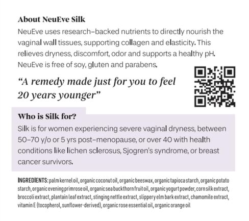مرطب مهبلي طويل الأمد من NeuEve Silk - يوفر رطوبة مهدئة للجفاف والانزعاج، مكونات طبيعية بالكامل، المرحلة 1 | 8 عدد | العرض لمدة شهر واحد in Kuwait
