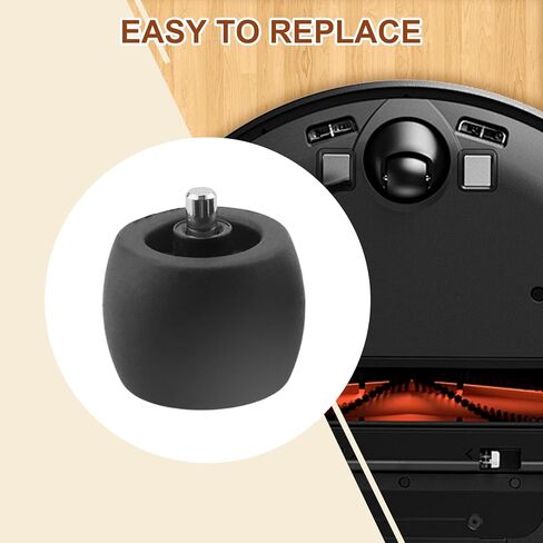 2 قطعة عجلة العجلات الأمامية البديلة متوافقة مع مكنسة روبوت القرش R101AE RV1001AE UR1100SRUS AV1002AE AV1010AE RV100AE in Kuwait