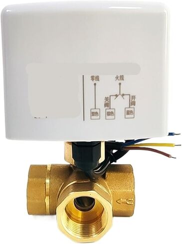 1/2 "3/4" 1 "1-1/4" 1-1/2" صمام كروي نحاسي ثلاثة أسلاك تحكم ثنائي ثلاثي الاتجاه AC220V DC24V DC12V (1,12VDC) in Kuwait