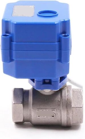 DN15 DN20 DN25 صمام كروي ثنائي الاتجاه من الفولاذ المقاوم للصدأ صمام كروي كامل التجويف 2 سلك المحرك AC/DC 9-24V(1,DC12V_CR02) in Kuwait