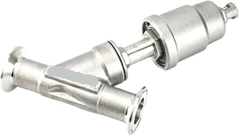 1/2 "3/4" 1 بوصة 304 الفولاذ المقاوم للصدأ هوائي سريع التثبيت صمام مقعد زاوية 16bar صمام مقعد زاوية PTFE الختم (1 ، التمثيل المزدوج) in Kuwait