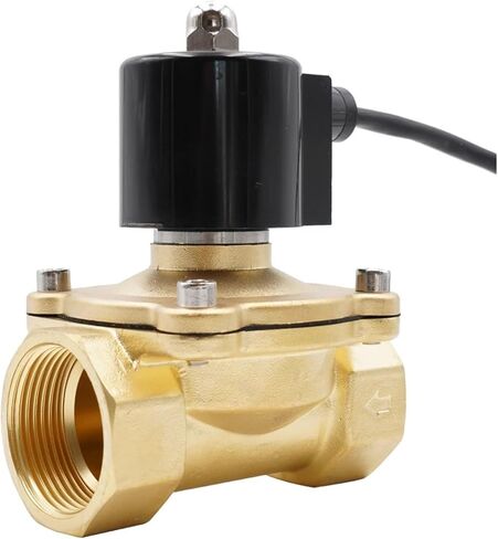 صمام الملف اللولبي للنافورة تحت الماء مغلق عادةً، صمام مياه النافورة، G3/8 بوصة إلى G2، AC220V DC24V، مقاوم للماء، NBR(1,AC 220V_NBR) in Kuwait