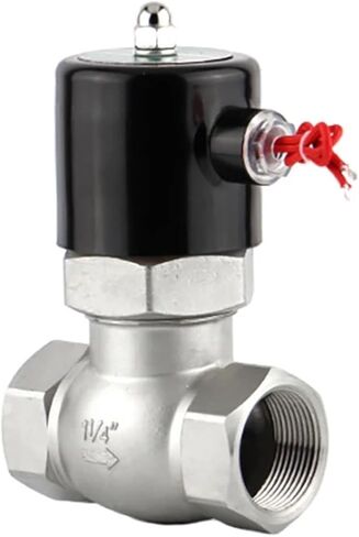 1-1/2 "ارتفاع درجة الحرارة الفولاذ المقاوم للصدأ البخار الملف اللولبي صمام عادة مغلقة اتجاهين صمام اللولبي الداخلي 220 فولت 24 فولت 12 فولت (24VDC) in Kuwait