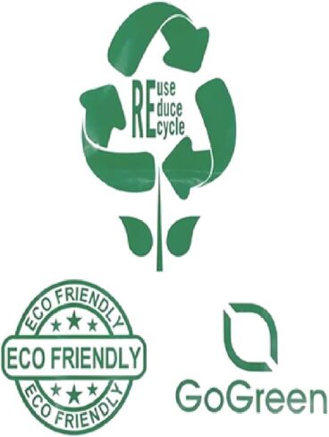 100 كيس تي شيرت قابل للتحلل البيولوجي وإعادة الاستخدام بمقابض - شديدة التحمل 57 ميكرون (2.25 مل) بيضاء للتسوق والتجزئة وشاحنات الطعام والمطاعم، 11.5 بوصة × 6.5 بوصة × 21 بوصة صديقة للبيئة in Kuwait