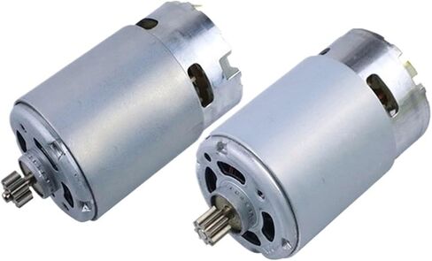10.8V 12V 16.8V 18V 21V 25V DC Motor Charging Drill Repair Car Washer Engine Lithium Electric Hand Drill Replace RS550(RS550 12 Teeth,21V General 18-21V) in Saudi Arabia