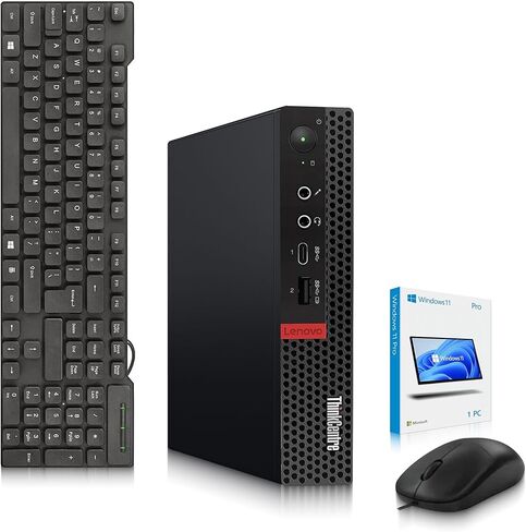 Lenovo ThinkStation P330 Mini Computer PC - Intel Core i7-8th - 16GB DDR4 RAM - 512GB SSD - Quadro P620 GPU - Keyboard & Mouse - Built-in Wi-Fi - Tiny Desktop - Windows 11 Pro (Renewed) in Saudi Arabia