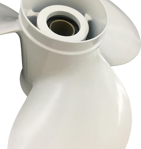 Aluminum Propeller 40-60HP 11-5/8x11 RH 13 Tooth Prop Fit for Yamaha Outboard Motor OEM 69W-45947-00-EL 11-5/8x11, WHITE in Saudi Arabia