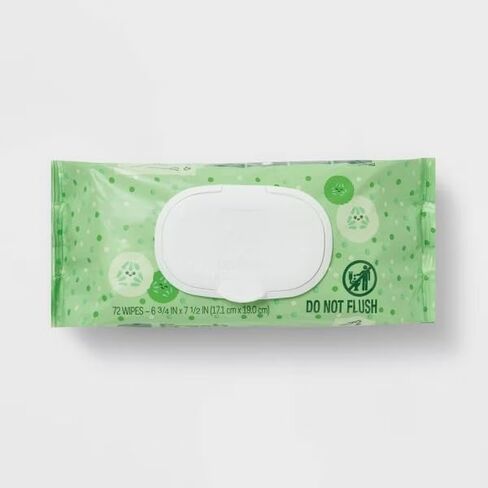 مناديل مبللة للأطفال برائحة الخيار الطازج - 3 عبوات (إجمالي 216 قطعة) in Kuwait