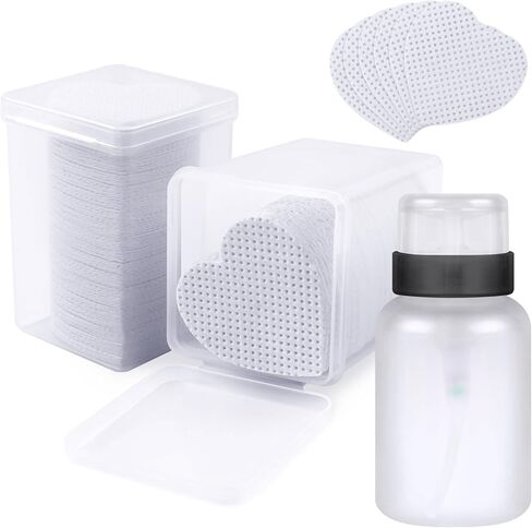 400PCS Lint Free Nail Wipes, Suitable for Cleaning Nails for Manicures, Nail Cleaning Pads, Eyelash Extenders, Nail Glue Cleaning Pads and Products in Saudi Arabia