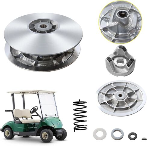 Golf Cart Secondary Driven Power Clutch Kit with Spring for Yamaha Golf Cart G2 G8 G9 G11 G14 G16 G20 G21 G22 G28 1985-2007, Metal Surface Drive Clutch in Saudi Arabia